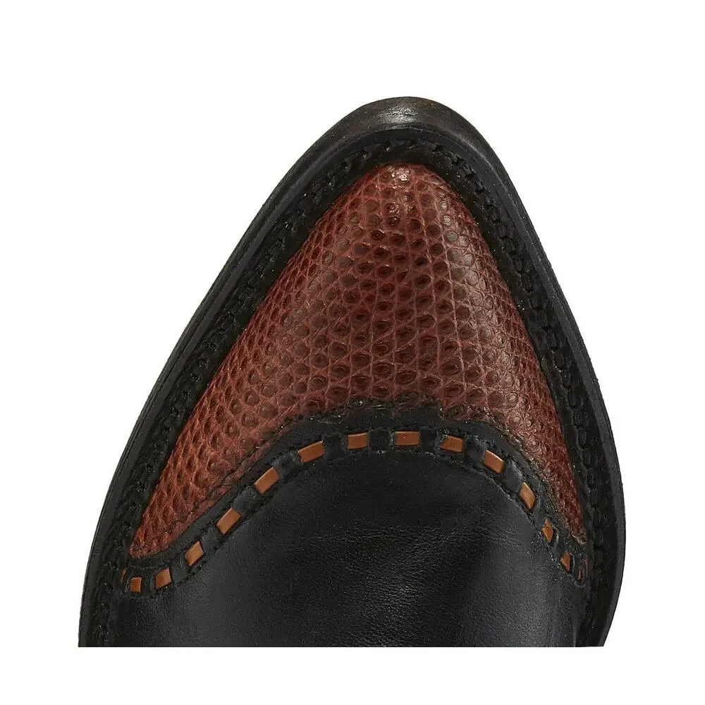 NEW Tony Lama Emilia Black Western Boot Snip Toe Leather‎ Cowgirl Cowboy Classic